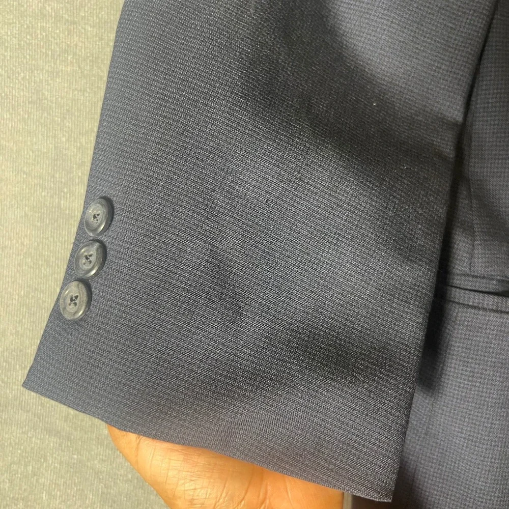 VTG Brooks Brothers Makers Brooksease Navy Blue Blazer Sport Coat Mens 39 Short